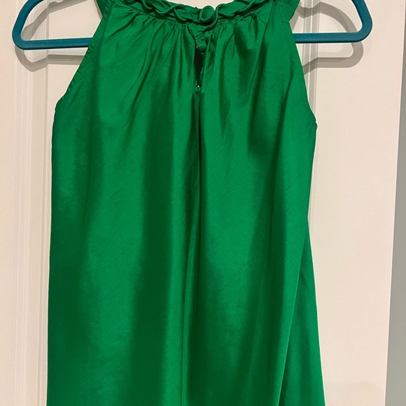 Jcrew green silk top - Picture 2 of 5